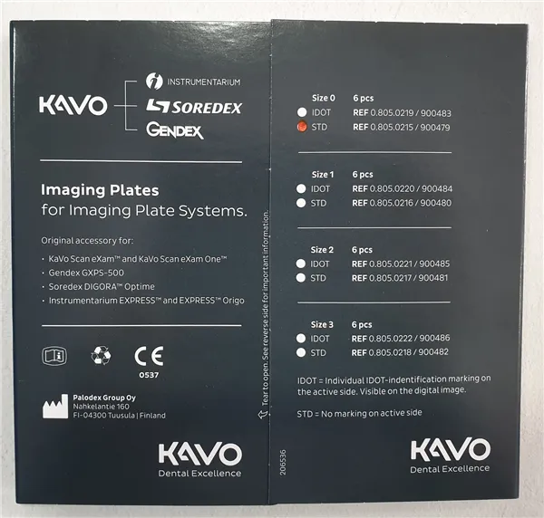 Imaging plates size 1 ( 24 x 40 mm) 1 ks