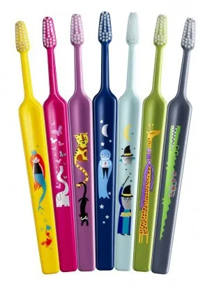 TePe  Kids ZOO soft, dětský  kartáček