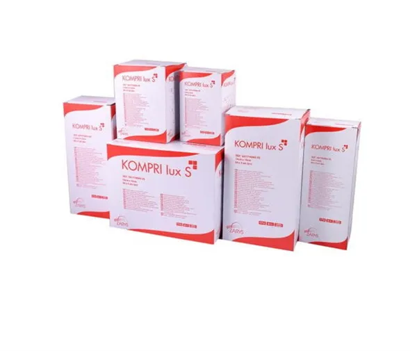 Kompres z gázy sterilní  KOMPRI lux S 10x10cm ZAR 2ksx50ks