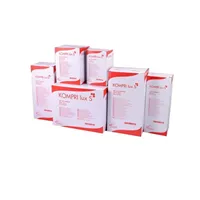 Kompres z gázy sterilní  KOMPRI lux S 7,5x7,5 cm ZAR 2ksx50ks