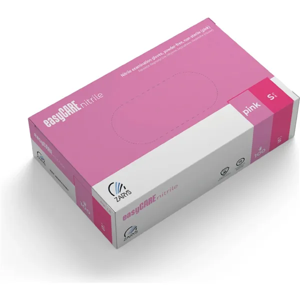Rukavice EasyCare nitrill RŮŽOVÉ XS 100ks