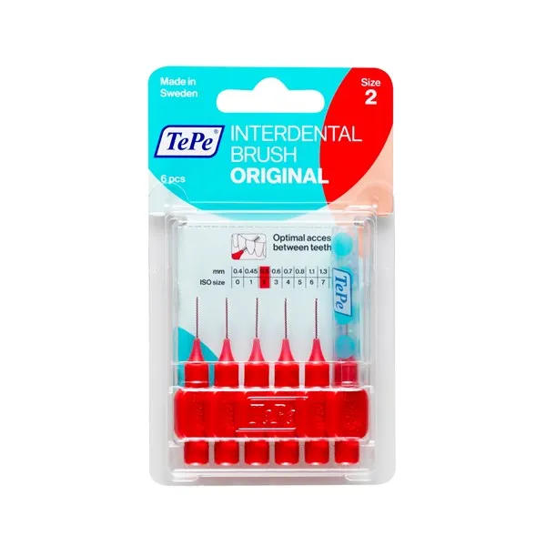 TePe Original mezizubní kartáčky 0,5 mm - červené 8 ks