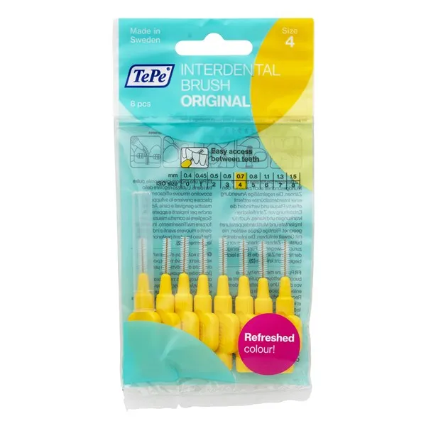 TePe Original mezizubní kartáčky 0,7 mm - žluté 8 ks