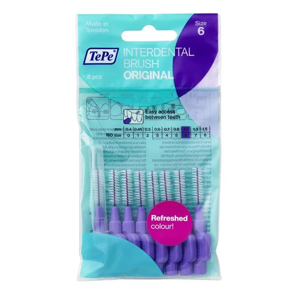 TePe Original mezizubní kartáčky 1,1 mm - fialové 8 ks