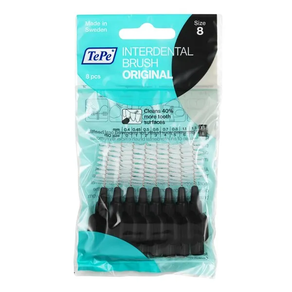 TePe Original mezizubní kartáčky 1,5 mm - černé 8 ks